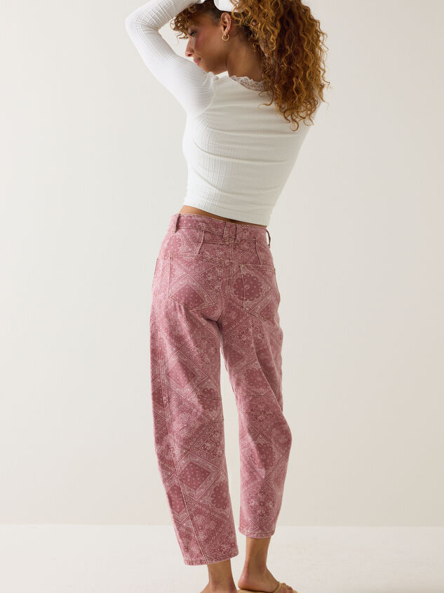 Kerstin High Rise Bandana Barrel Pants Detail 4 - AS Kids