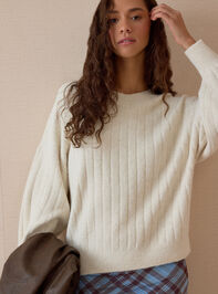 Maislynn Oversized Rib Sweater Detail 3 - AS Kids