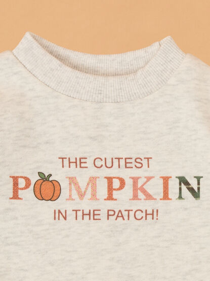 Cutest Pumpkin Graphic Bubble - AS Kids