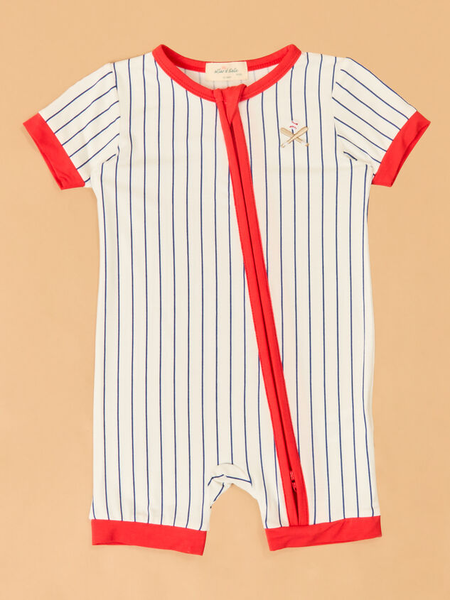 Batters Up Baseball Zip Shortall - ALTAR'D STATE KIDS