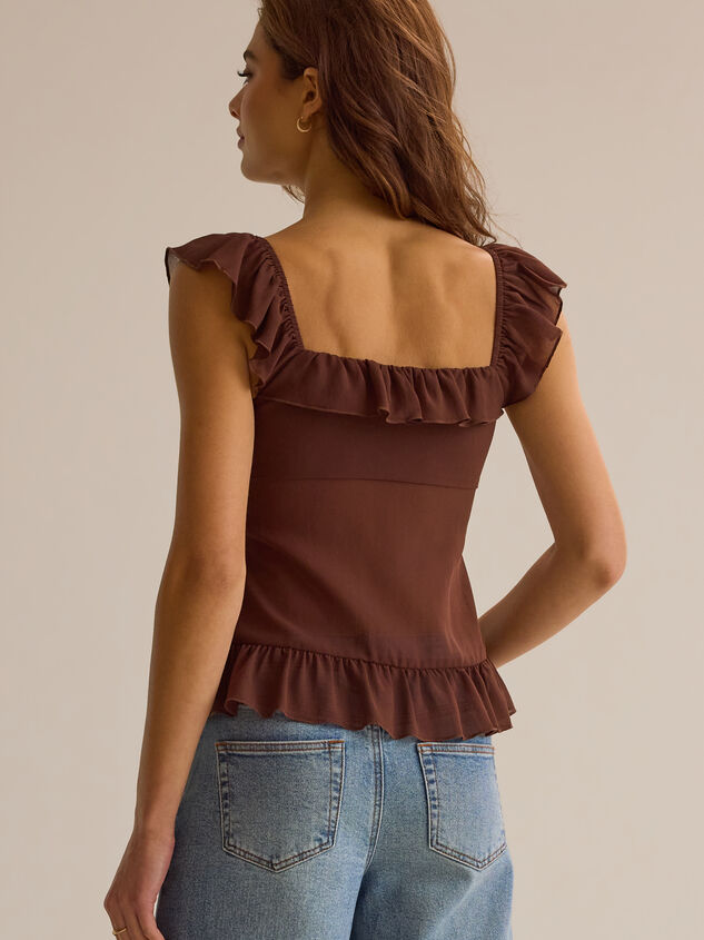 Jianna Ruffle Tie Front Top Detail 5 - AS Kids