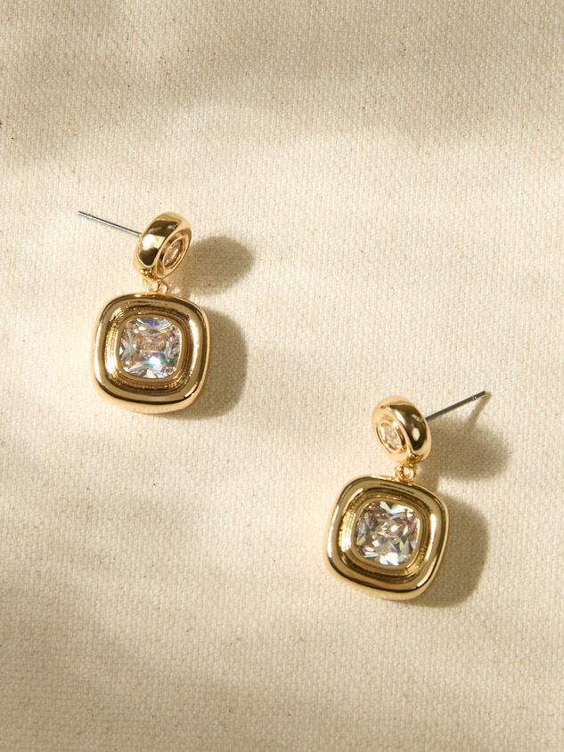 Savanna Square Dangle Earring Detail 3 - AS Kids