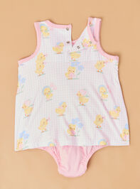 Posie Ducklings Bodysuit Dress Detail 3 - ALTAR'D STATE KIDS