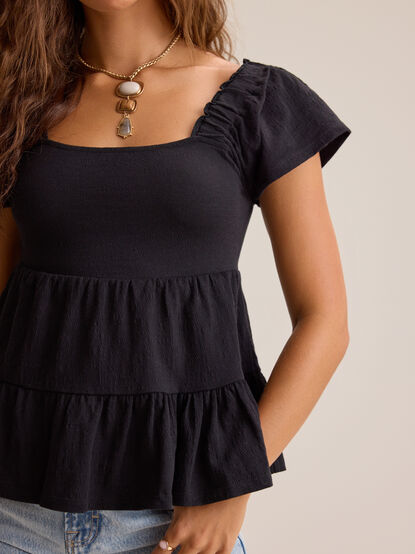 Leylani Tiered Babydoll Top - AS Kids