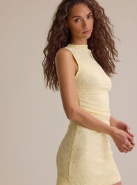 Celine Lace Shift Dress Detail 3 - ALTAR'D STATE KIDS