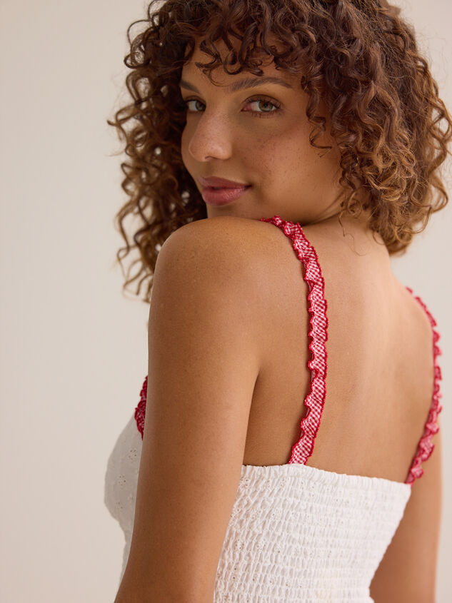 Cora Smocked Eyelet Cami Detail 5 - ALTAR'D STATE KIDS