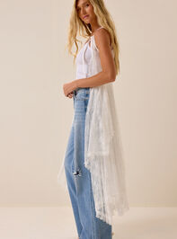 Maddie Lace Ruffle Kimono Detail 5 - AS Kids