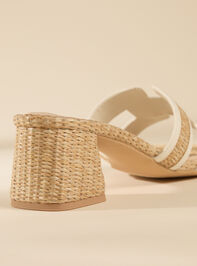 Eileen Raffia Heel Detail 4 - ALTAR'D STATE KIDS