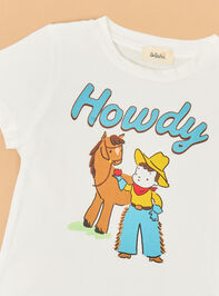 Howdy Cowboy Graphic Tee Detail 3 - ALTAR'D STATE KIDS
