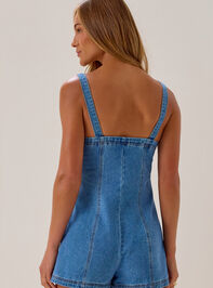 Baylynn Denim Romper Detail 5 - AS Kids