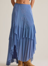 Carlin Ruffle Maxi Skirt Detail 4 - AS Kids