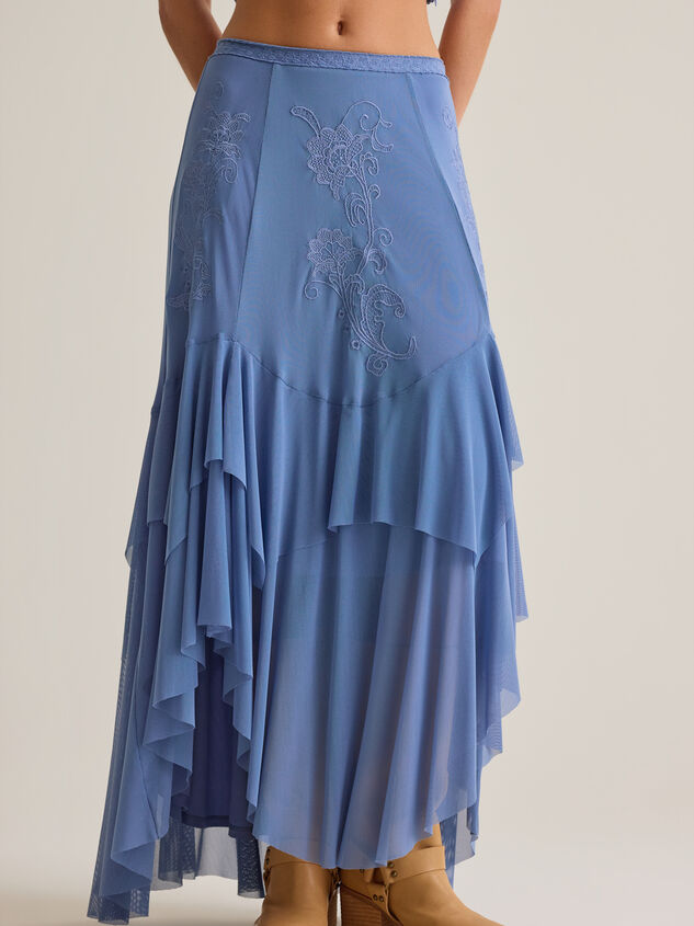 Carlin Ruffle Maxi Skirt Detail 4 - AS Kids