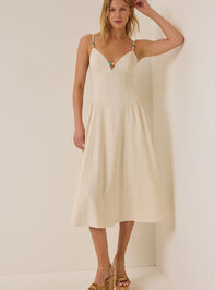Sirena Beaded Linen Dress - AS Kids