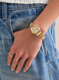 Stainless Steel Link Round Face Watch - ALTAR'D STATE KIDS