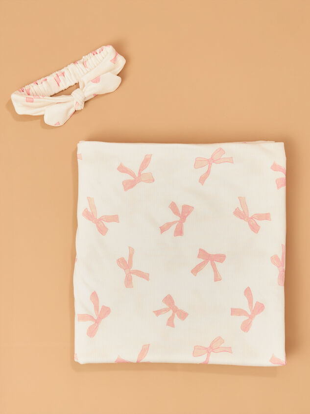Pretty Bows Swaddle Set Detail 2 - AS Kids