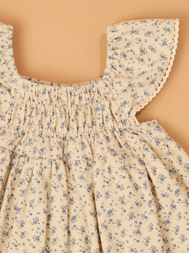 Emmy Floral Baby Dress Detail 3 - AS Kids