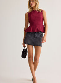 Vanessa Peplum Boatneck Top - AS Kids