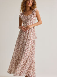 Julie Adeline Floral Ruffle Maxi Dress - AS Kids