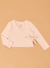 Aurora Ballet Wrap Top Detail 3 - AS Kids