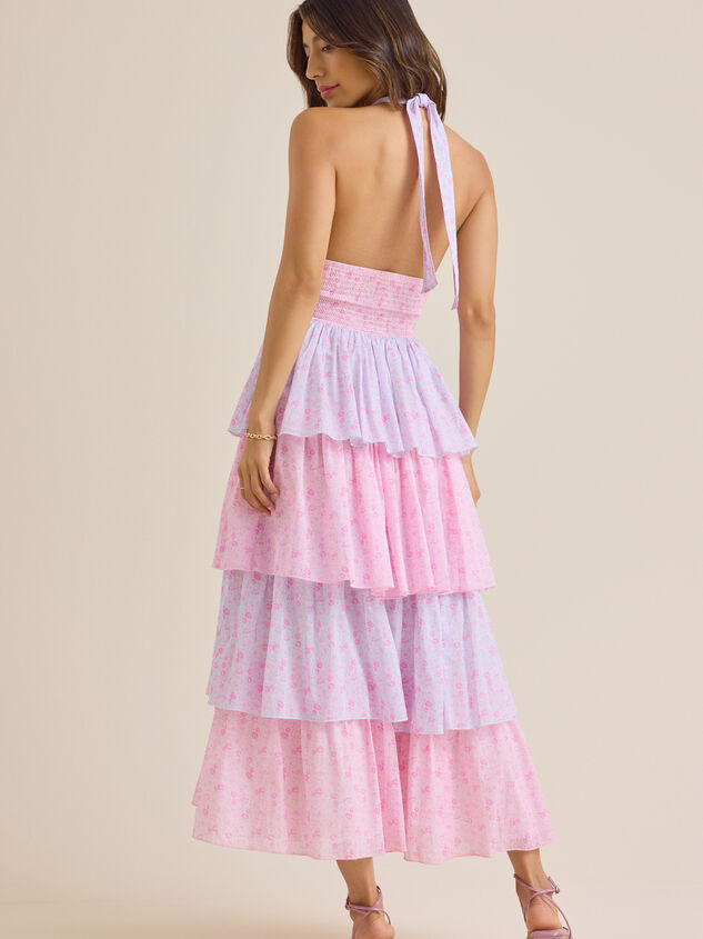 Fiora Halter Maxi Dress Detail 4 - ALTAR'D STATE KIDS