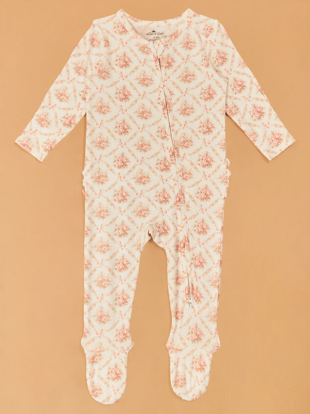 Rosie Bow Ruffle Footie - AS Kids
