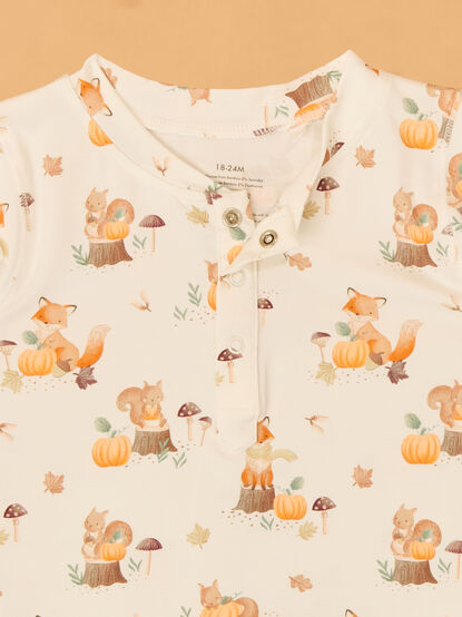 Pumpkin Patch Critters Romper - AS Kids