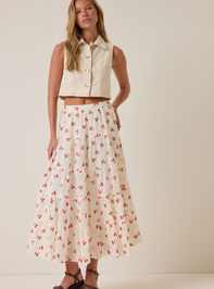 Jackie Embroidered Midi Skirt - AS Kids