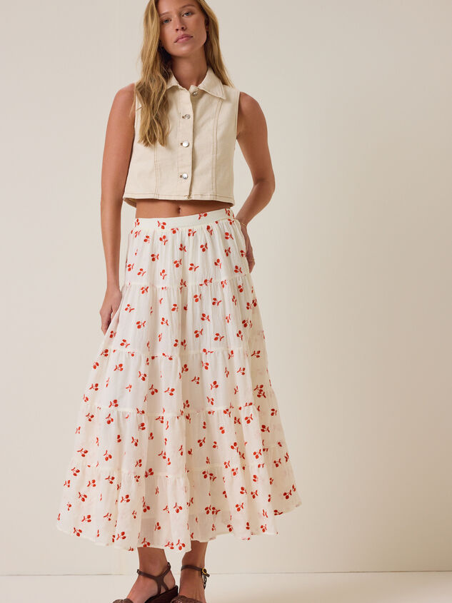 Jackie Embroidered Midi Skirt - AS Kids