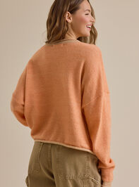 Skyla Contrast Roll Neck Cardigan Detail 4 - ALTAR'D STATE KIDS