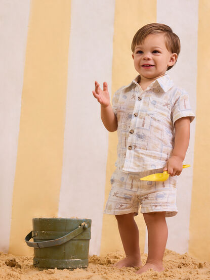 Beach Patchwork Shorts - ALTAR'D STATE KIDS