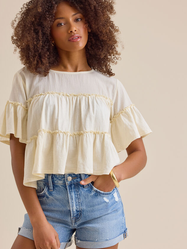 Calliope Tiered Babydoll Top - AS Kids