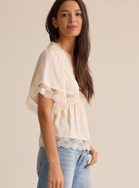 Evanelle Lace Babydoll Top Detail 4 - AS Kids