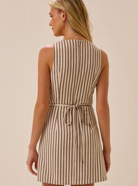 Kamryn Stripe Mini Dress Detail 4 - AS Kids