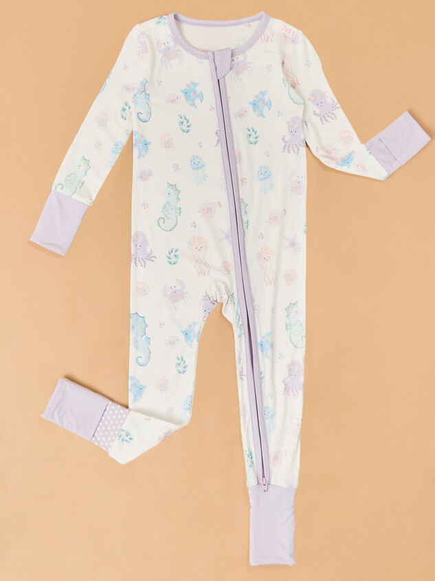 Floral Sea Creature Romper Detail 2 - ALTAR'D STATE KIDS