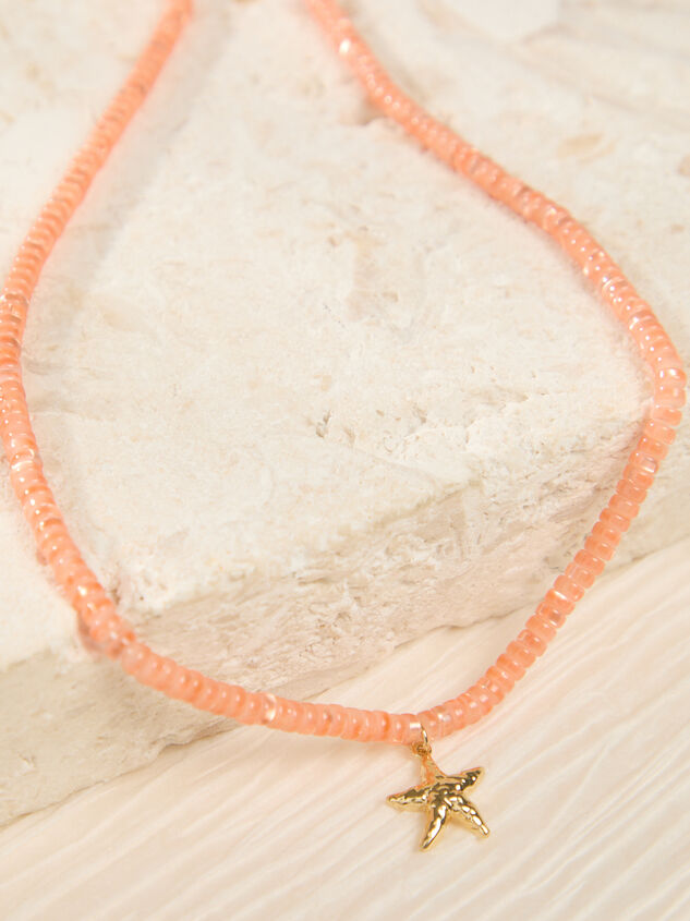 Dainty Beaded Starfish Necklace - ALTAR'D STATE KIDS