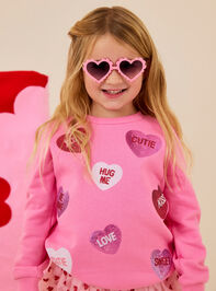 Conversation Heart Cutie Crewneck - ALTAR'D STATE KIDS