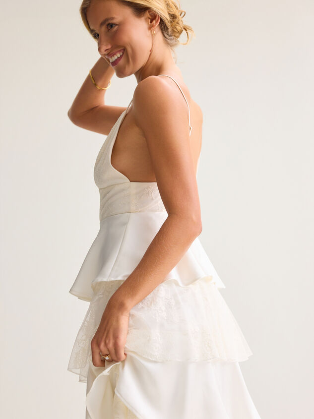 Clarke Tiered Maxi Dress Detail 7 - AS Kids