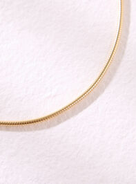 18k Grounded In Gold Necklace Detail 2 - AS Kids