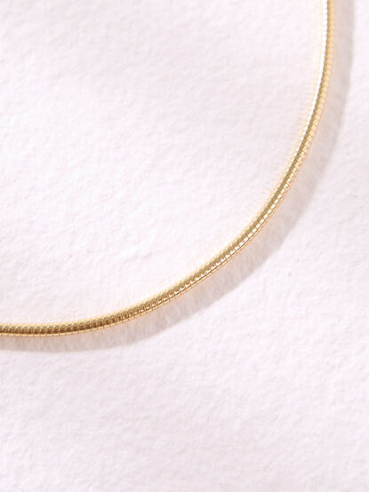 18k Grounded In Gold Necklace - AS Kids