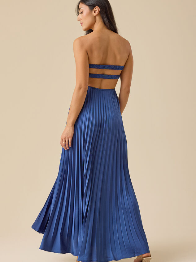 Nellie Satin Maxi Dress Detail 4 - AS Kids