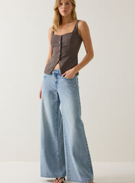 Blake Button Front Vest Top Detail 5 - AS Kids