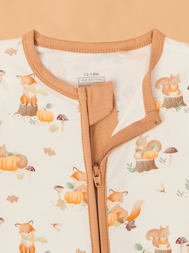 Pumpkin Patch Critters Convertible Romper Detail 3 - AS Kids