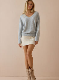Flynn V Neck Pullover Sweater Detail 5 - AS Kids