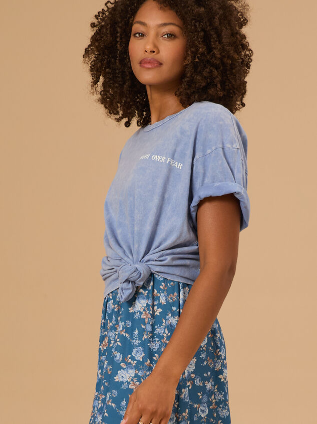 Faith Over Fear Graphic Tee Detail 3 - ALTAR'D STATE KIDS