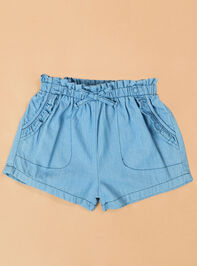 Claire Crochet Tank with Chambray Short Set Detail 3 - ALTAR'D STATE KIDS