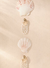 Emery Pearl Draped Earrings Detail 2 - AS Kids
