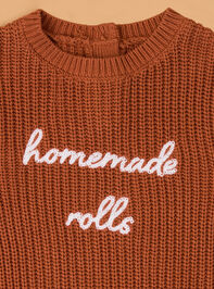 Homemade Rolls Knit Bodysuit Detail 3 - AS Kids