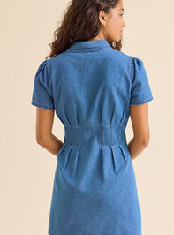 Zoe Denim Mini Dress Detail 5 - ALTAR'D STATE KIDS