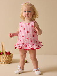 Strawberry Stripe Top with Hat - ALTAR'D STATE KIDS