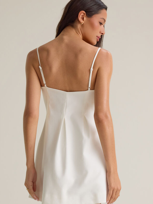 Angelica V-Neck Mini Dress Detail 4 - AS Kids